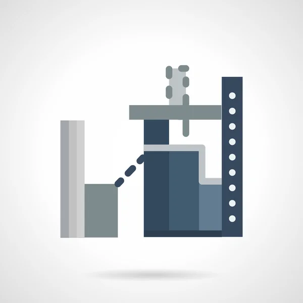 Arquitectura industrial icono vector plano — Vector de stock