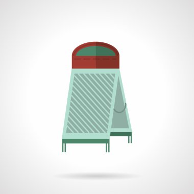 Ad sidewalk sign flat vector icon