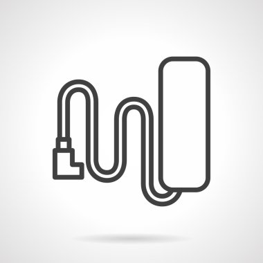 pil çizgisi vektör simgesi