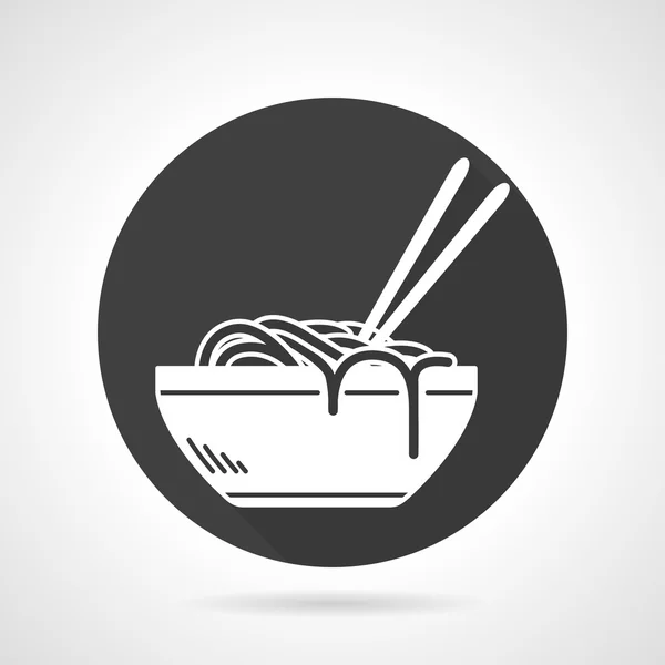 Flat icon Noodles — 图库矢量图片