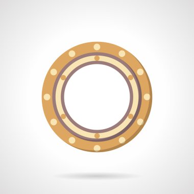 Rulman vektör simge düz stil