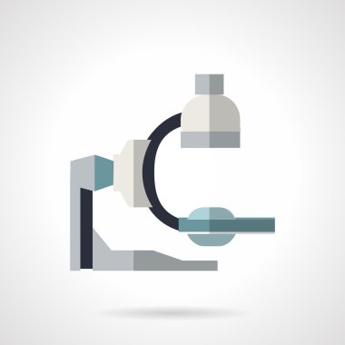 Diagnostic equipment flat vector icon