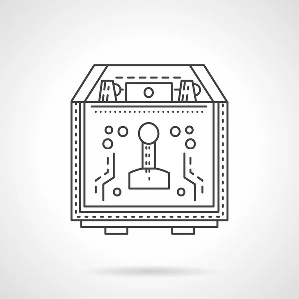 Coffee equipment flat line vector icon — Διανυσματικό Αρχείο