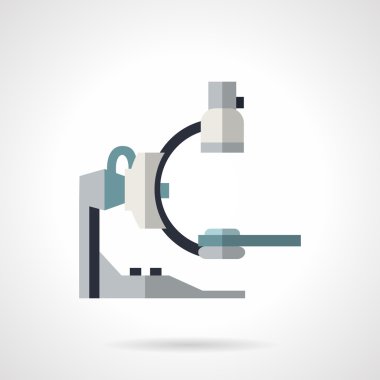 Medical equipment flat color vector icon