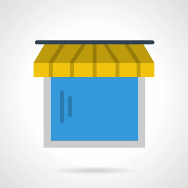 Showcase with awning vector icon. — Stockový vektor