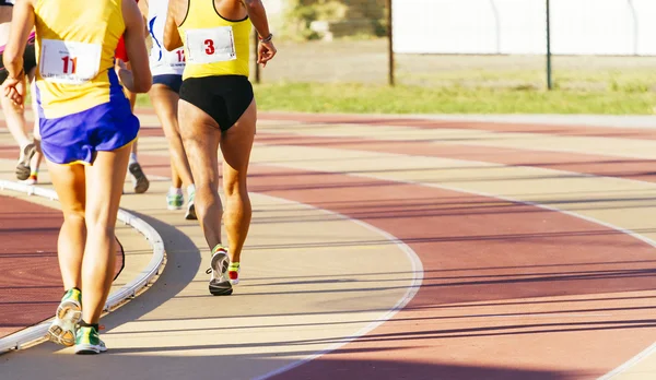 Carrera a pie, inicio y carrera —  Fotos de Stock