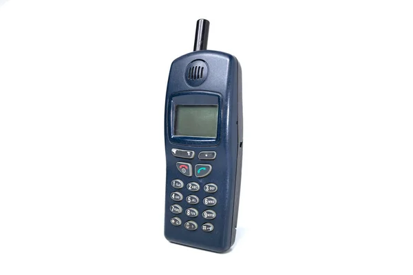 Old Cell Phone Blue — Stock Photo, Image