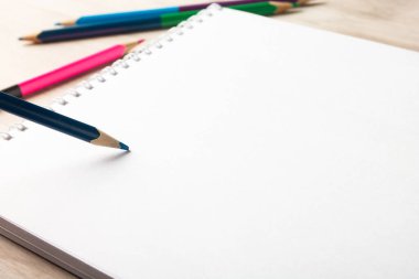 Defterdeki kalemler.