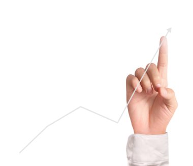 Dokunaklı iş grafik çalışma