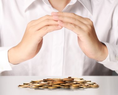 İnsan eli para para