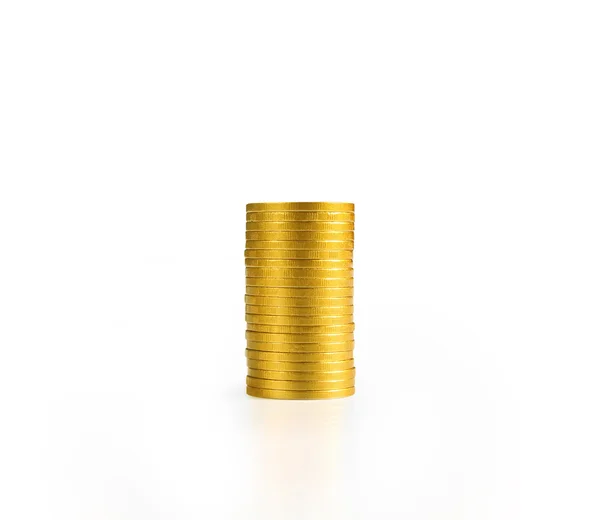 Coins graph stock marke — Stock Photo, Image