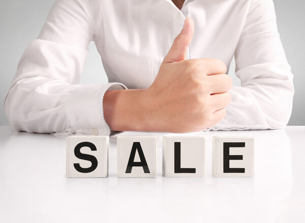 concept word forming  box in hand