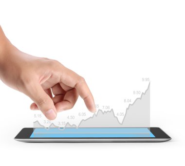 Dijital tablet tutan eller