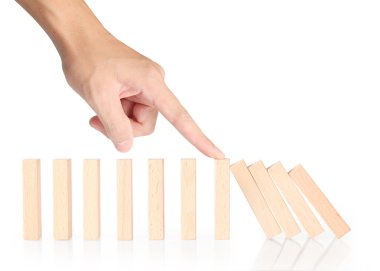 Dur Domino sürekli devrildi