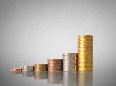  Madeni paralar borsa grafiği