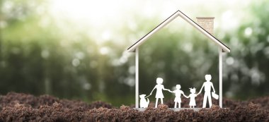 Ev Modeli uzayı. Home Eco ve Emlak kavramı