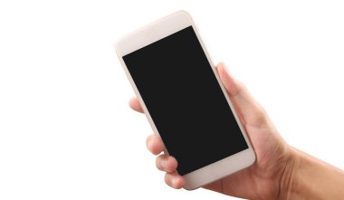 El ele tutuşan akıllı telefon aygıtı ve ekrana dokunma