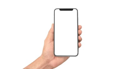 El ele tutuşan akıllı telefon aygıtı ve ekrana dokunma