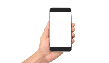 El ele tutuşan akıllı telefon aygıtı ve ekrana dokunma