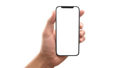 El ele tutuşan akıllı telefon aygıtı ve ekrana dokunma