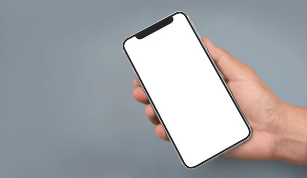 Handhaltendes Smartphone Gerät Und Touchscreen — Stockfoto