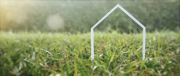 Különálló Miniatűr Ház Modellje Ingatlanbefektetési Koncepció — Stock Fotó