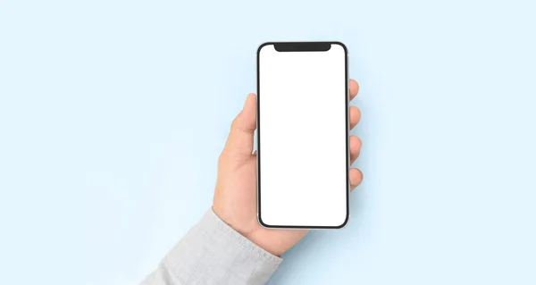 Ручной Смартфон Сенсорный Экран — стоковое фото