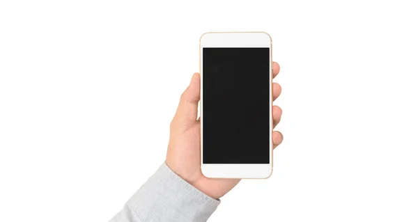 Dispozitiv Smartphone Mână Ecran Tactil — Fotografie, imagine de stoc