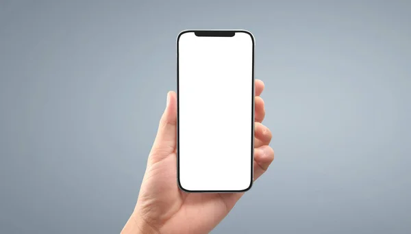 Dispositivo Mano Para Smartphone Pantalla Táctil —  Fotos de Stock