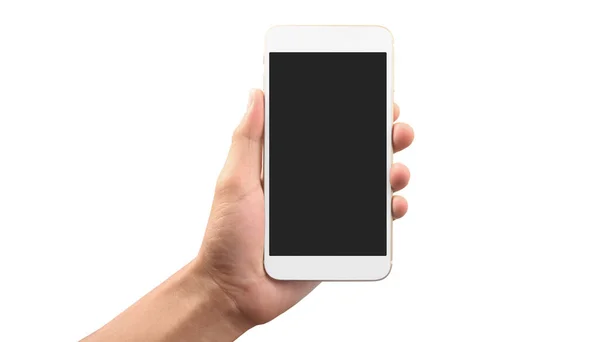 Handhaltendes Smartphone Gerät Und Touchscreen — Stockfoto