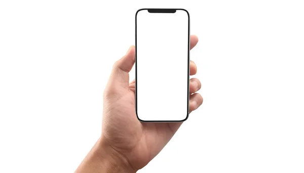 Dispozitiv Smartphone Mână Ecran Tactil — Fotografie, imagine de stoc