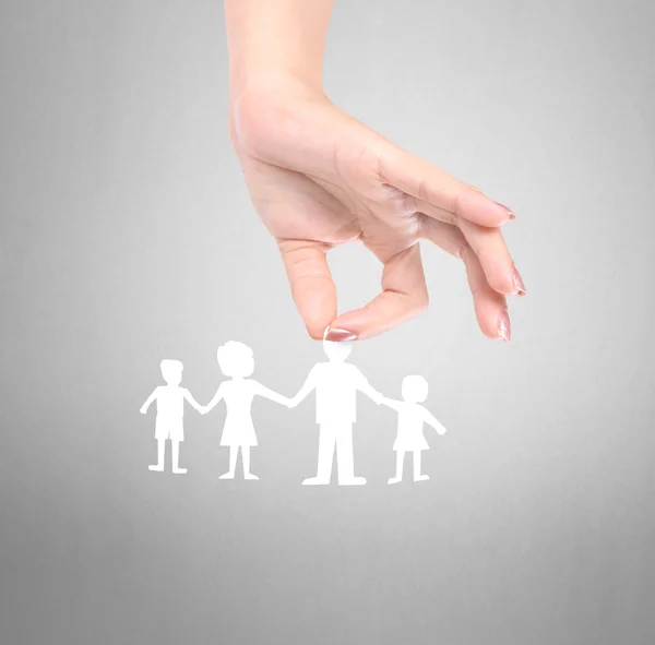 Protection paper family — Stock Photo, Image