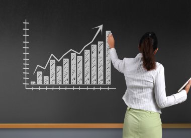 Kadın gösteren grafikler