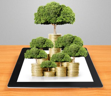 para ağacı büyüyen para kavramı 