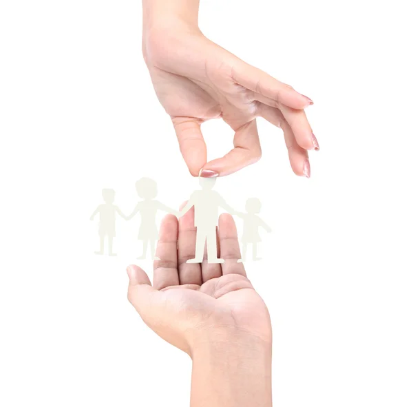 Protection paper family — Stock Photo, Image
