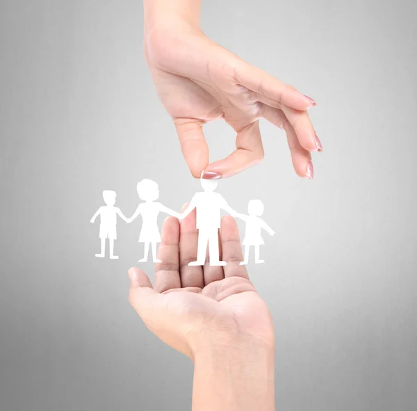 Protection paper family — Stock Photo, Image