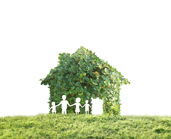 Concept by house on nature — Stock Photo, Image