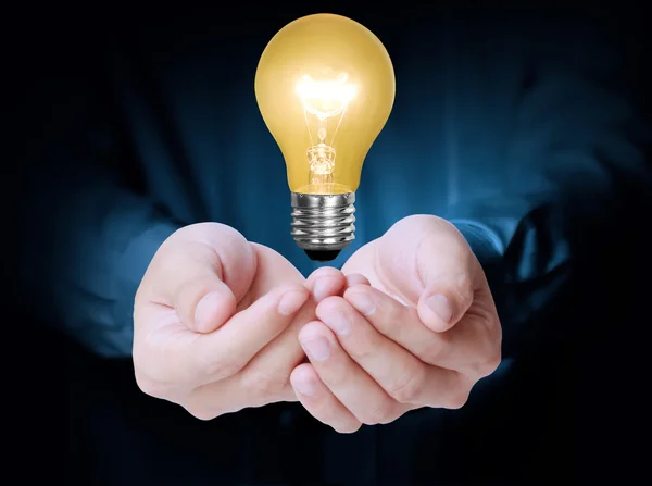 Ideas light bulb — Stock Photo, Image