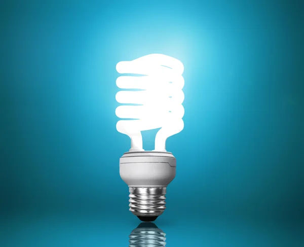 Energiebesparende lamp — Stockfoto