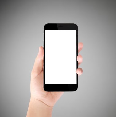 akıllı telefon elinde