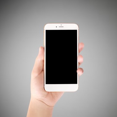 akıllı telefon elinde