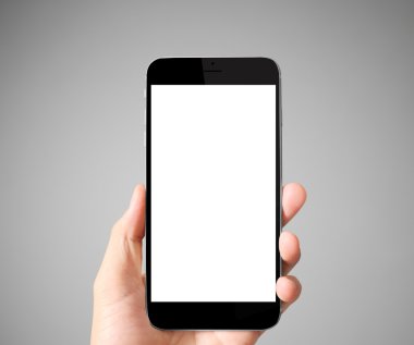 akıllı telefon elinde