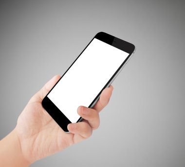 akıllı telefon elinde