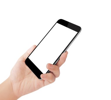 akıllı telefon elinde