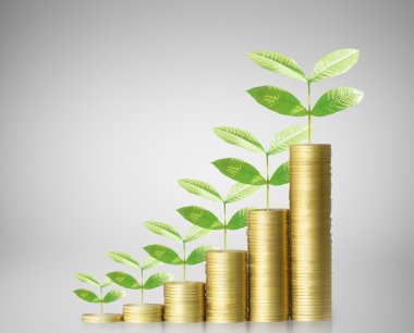 Madeni paralar borsa grafiği