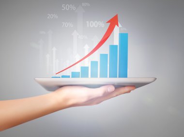  gösterir modern teknoloji kavram olarak tablet.