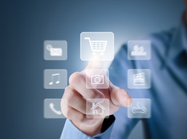 Smartphone Dokunmatik ekran sosyal ağ