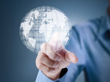 Smartphone Dokunmatik ekran sosyal ağ