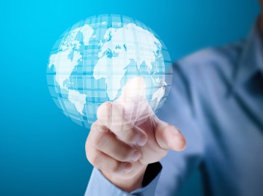 Smartphone Dokunmatik ekran sosyal ağ