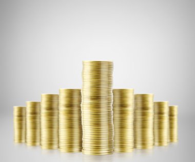 Madeni paralar borsa grafiği